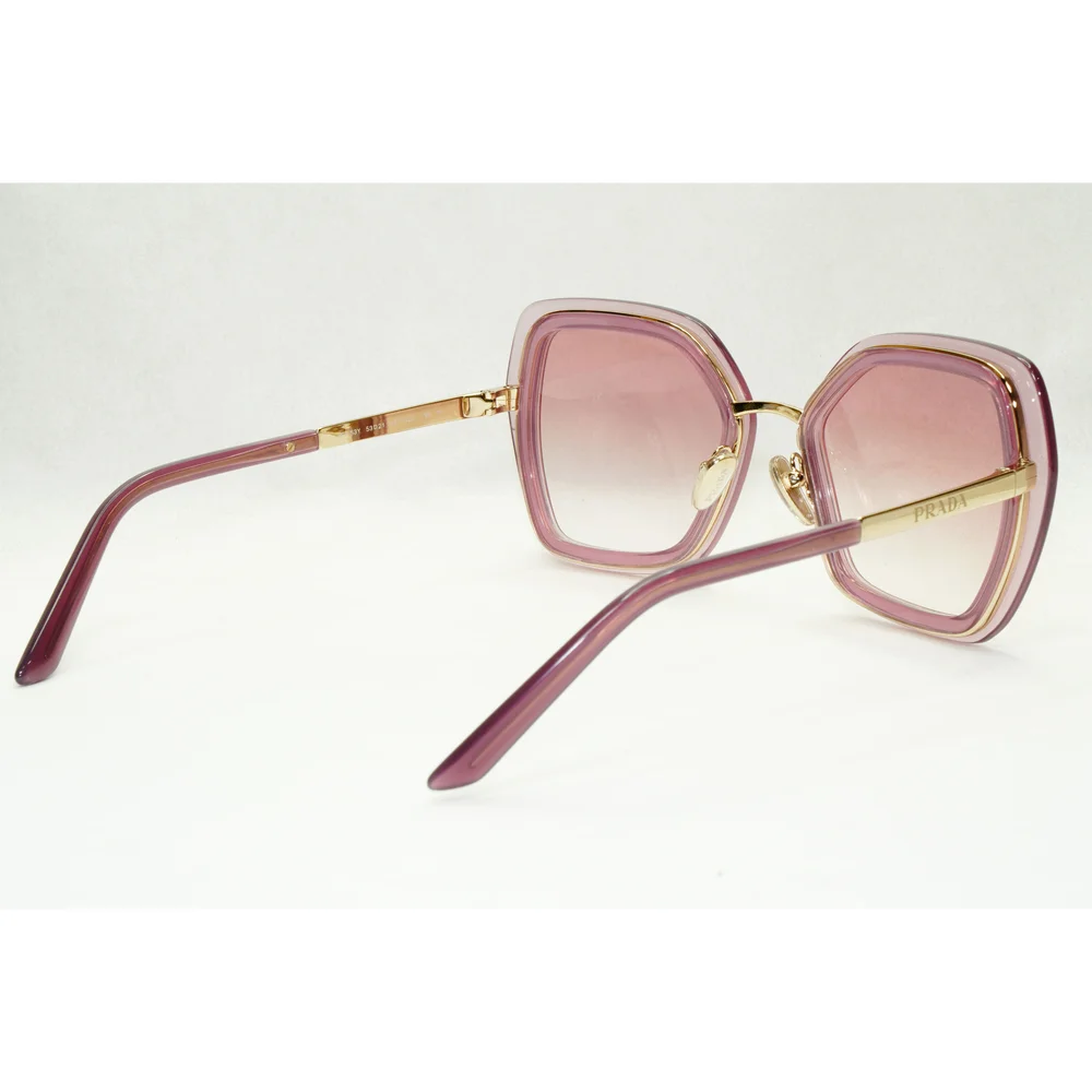 NWT Prada 53YS Buganville Opal Square 53mm Sunglasses